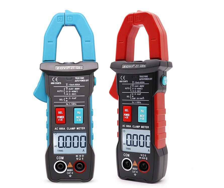 Digital Amper Clamp Meter Multimeter Current Clamp Pincers Voltmeter Ammeter AC 600A AC/DC Voltage Ohm Current Tester