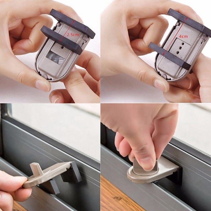 Skyvedør tyverisikring bryter lås skyve vindusblokker jern vindu barndører lås