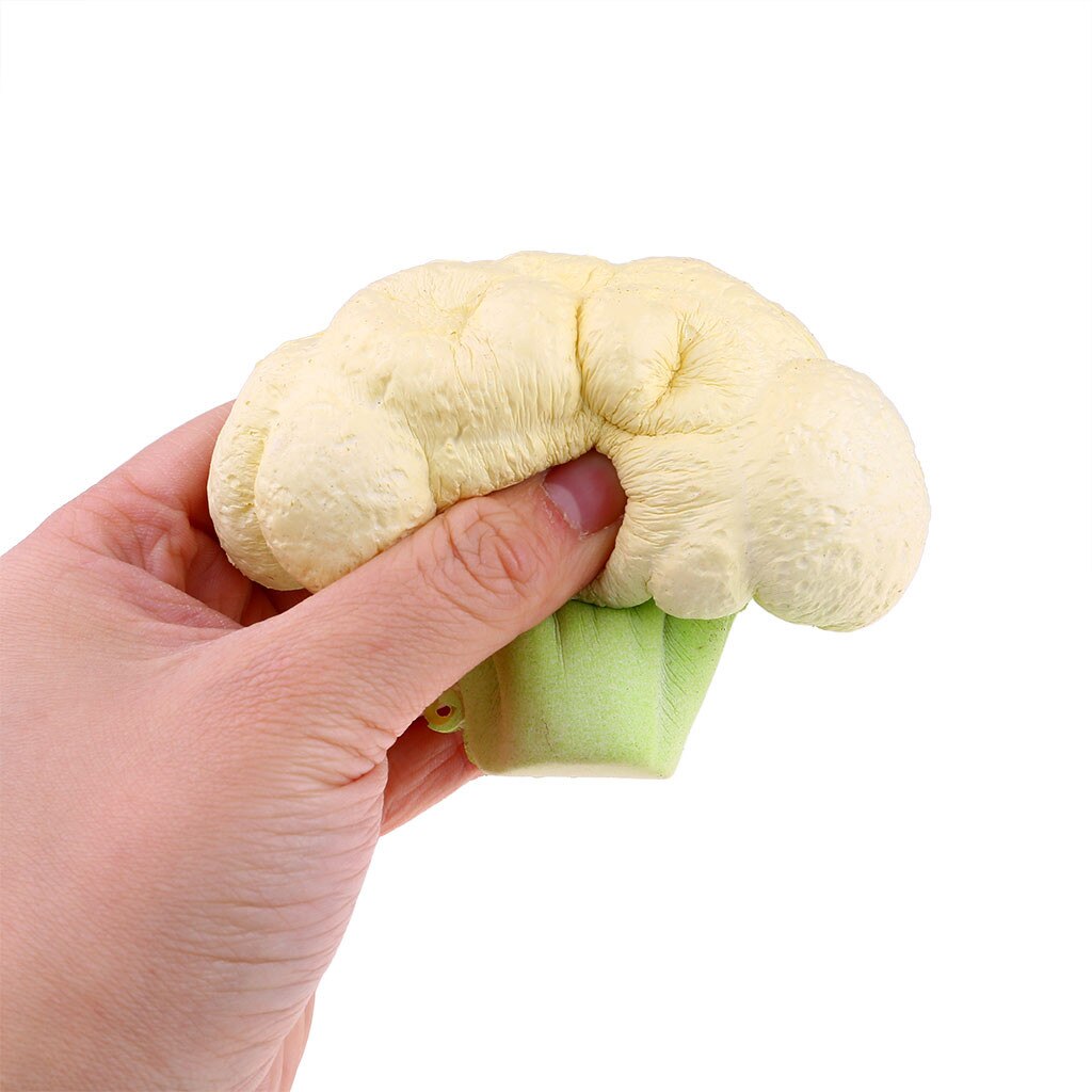 stress reliever Toy Broccoli Stress Reliever Scented Super Slow Rising Squeeze Keychain 11cm Super slow rising D301211