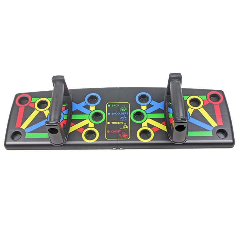 Push Up Board 17 in 1 Complete Push Up Training System Color-Coded Collapsible Push-up Bracket Board