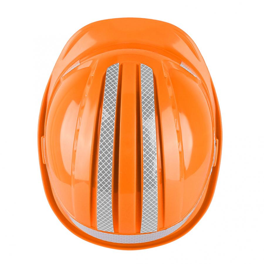 Safety Helmet Worker Construction Site Protective Cap Ventilate ABS Hard Hat Reflective Stripe Safety Helmet casco de seguridad