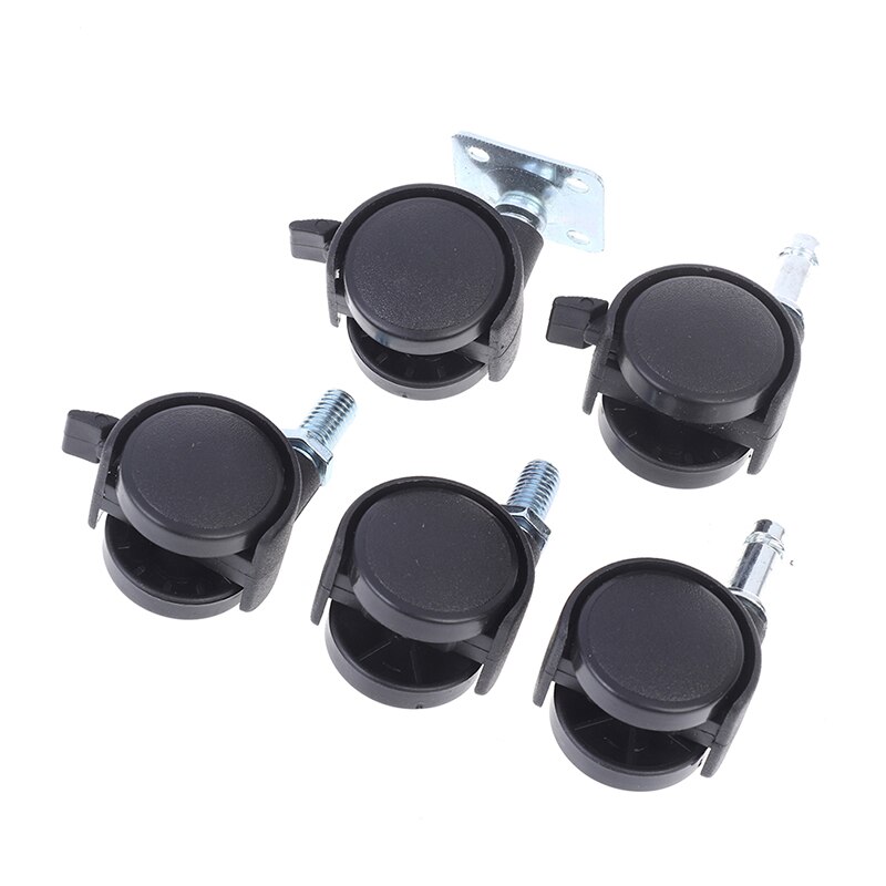 4 Pc 30mm Chair Wheels Furniture Casters Swivel Casters Brake Wheel Replacement Universal Chair Wheel Office Chair Casters