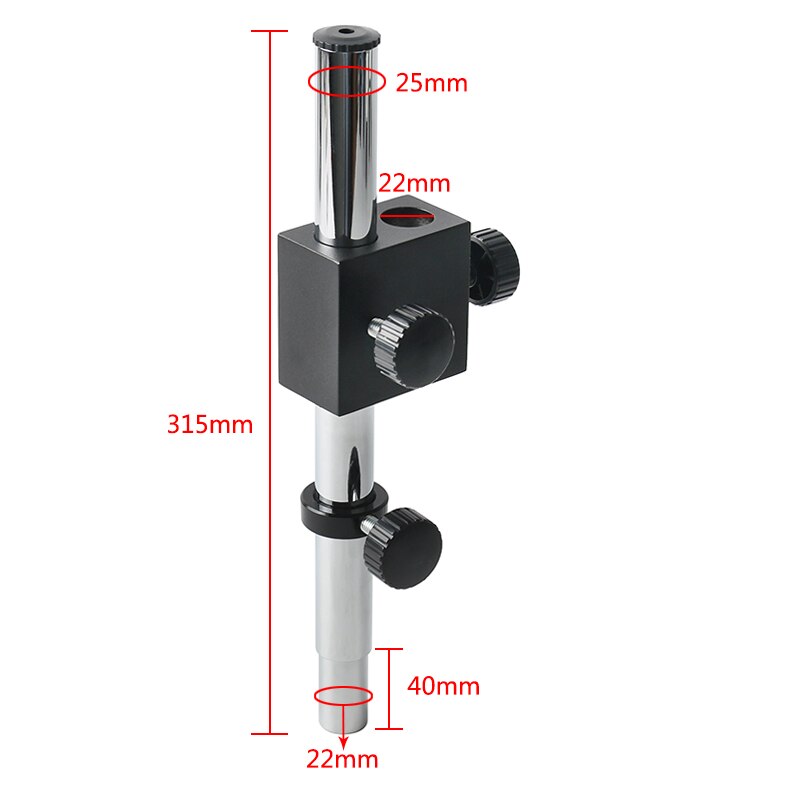 Arm Pillar Clamp Holder Bracket Microscope Stand Holder Bar Pillar DIA 25mm Column