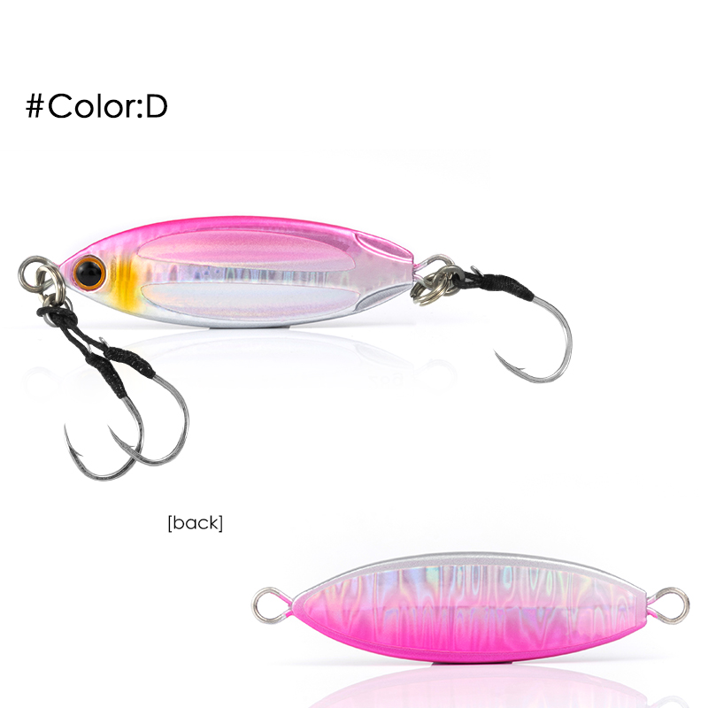 LETOYO, 28/40/60g, leurre métallique phosphorescent pour la pêche en mer, appât artificiel idéal pour la pêche à la turlutte,jigs pêche en mer, peche en mer leurre dur leurres de pêche mer leurre peche en mer jig peche: 150mm / Rose