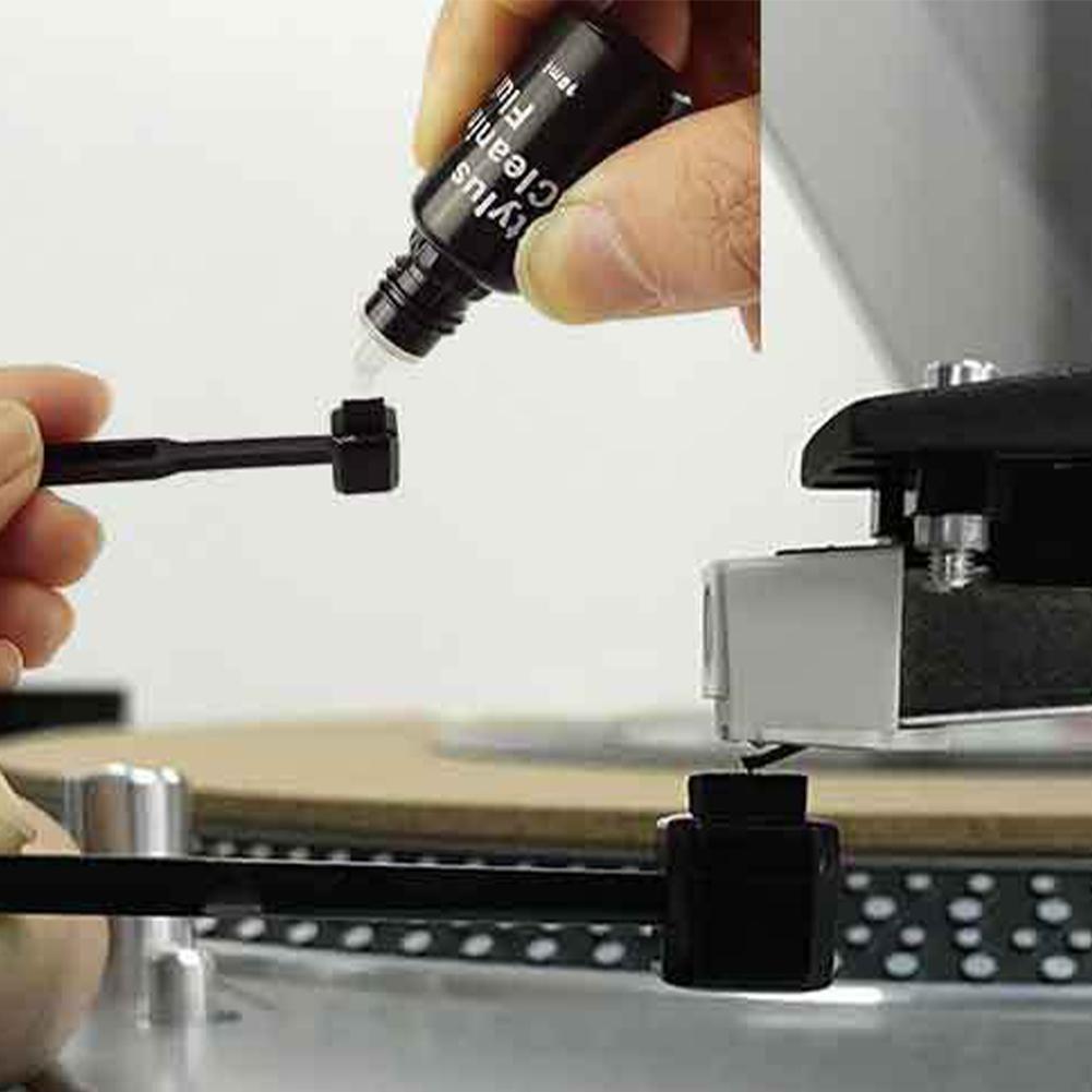 Vinyl Record Needle Solution Cleaner Carbon Fiber Cleaning Brush Anti-static Dust-proof Cleaning Fluid Record Player Clean Kit
