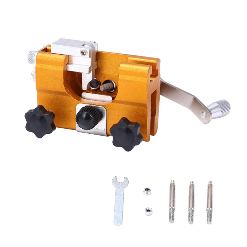 Kettingslijper Handslinger Elektrische kettingzaag Kettingzaag Schuurmachine Accessoires Slijper Bestand Houtbewerking Kapgereedschap: Beige