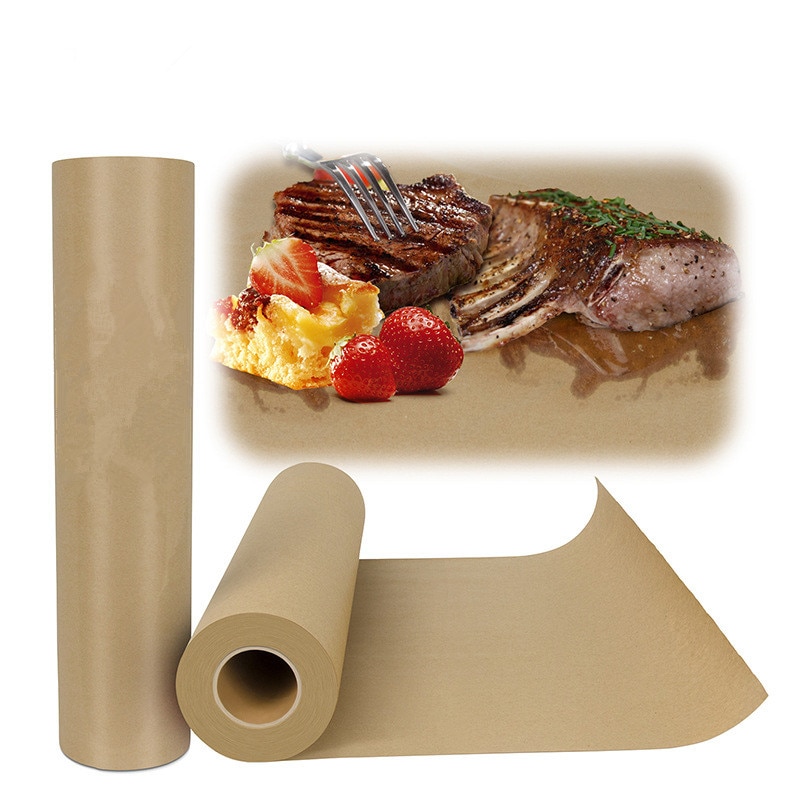 50M Bakolie Papier Barbecue Boter Brood Papier Non-stick Oliepapier Oven Papier Voor Verpakking Vel Papier Bbq party