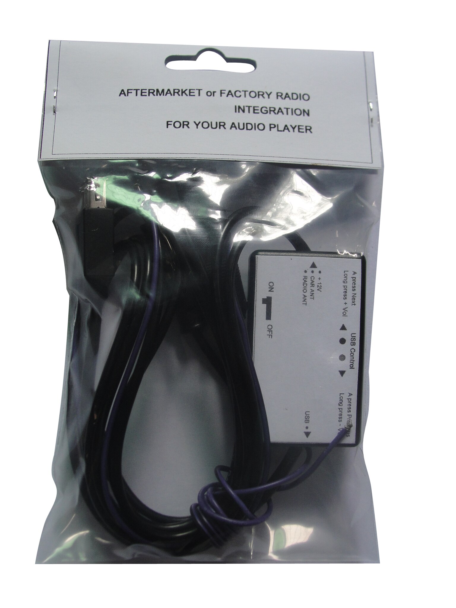 FM Bypass Modulator Wired With USB input Music