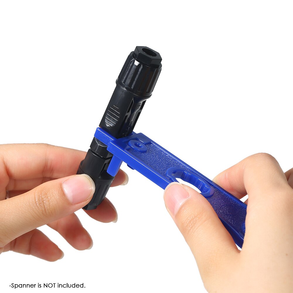 10/20 Pairs Male/Female Solar Panel Cable Connectors with Spanner Assembly Tool for PV System