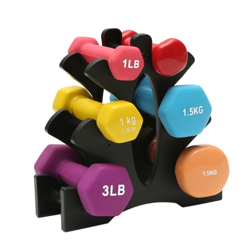 Dumbbell Rack Compact Bracket Free Weight Stand for Home Gym Exercise Weight Lifting Rack Floor