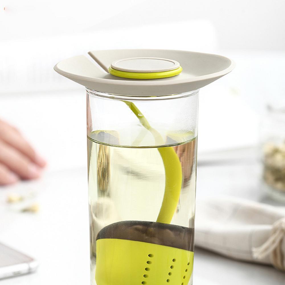 Tesilar av livsmedelskvalitet tepåsar tekanna silikon te infusers filter tekannor för te kaffe kryddfilter tesil