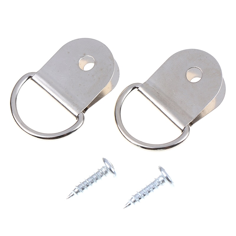 1 Pair Car Rear Trunk Boot Floor Cargo Net Tie Down Hook Ring Loop Hanging Fixing
