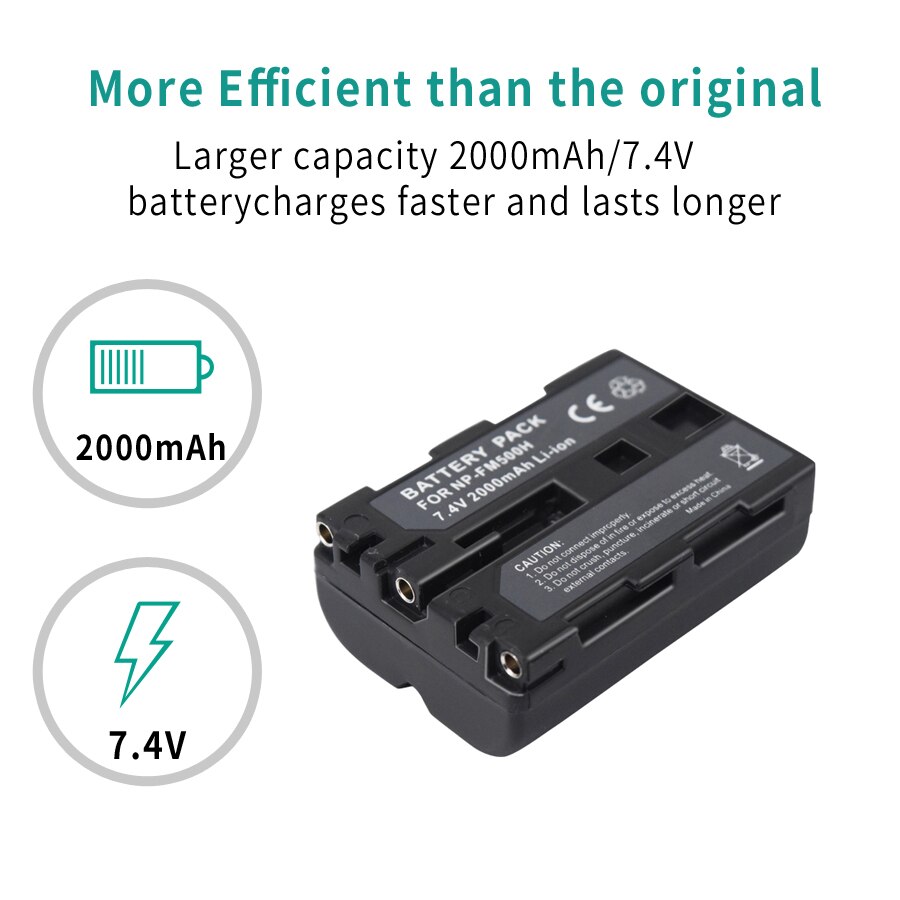Sony Original NP-FM500H NP FM500H FM50 Kamera Batterie A57 A65 A77 A450 A560 A580 A900 A58 A99 A550 A200 A300 a350 A700 F717