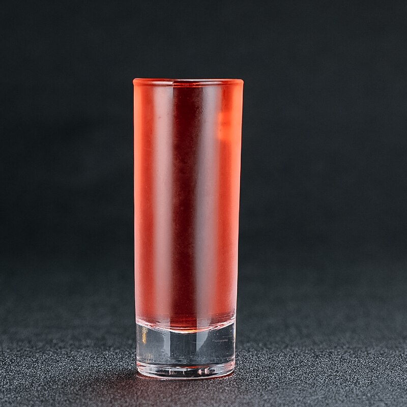 Rakt snapsglas 30ml 60ml starkt smakande vinglas kopp cocktail whisky whisky bullet cup set vodka sprit bar verktyg: Vit