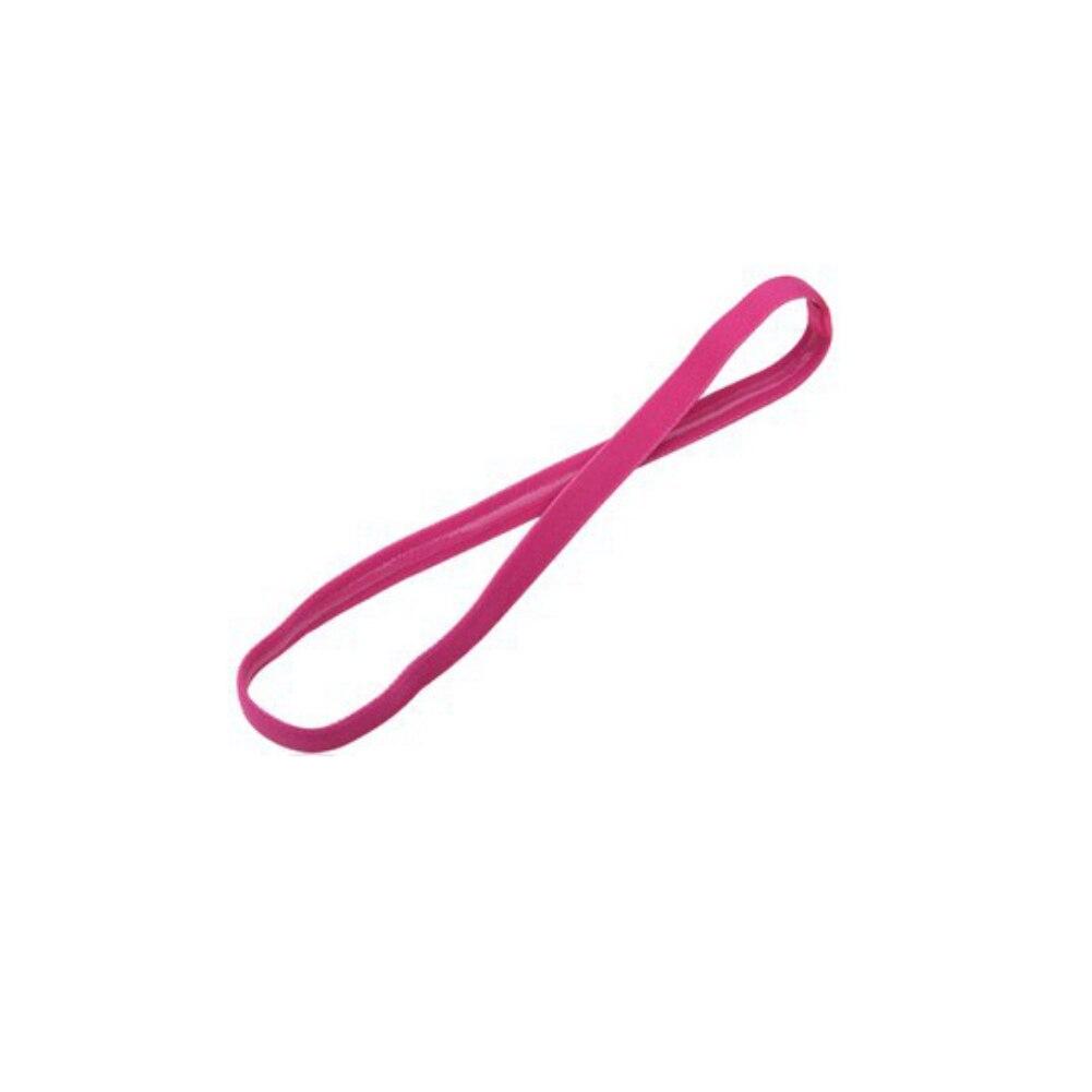 Snoep Kleur Rubber Touw Elastische Draad Koord Touw Rubber Band Elastische Stretch Koord Hoofdband Anti-Slip Yoga Sport Gym tool: Rose Red