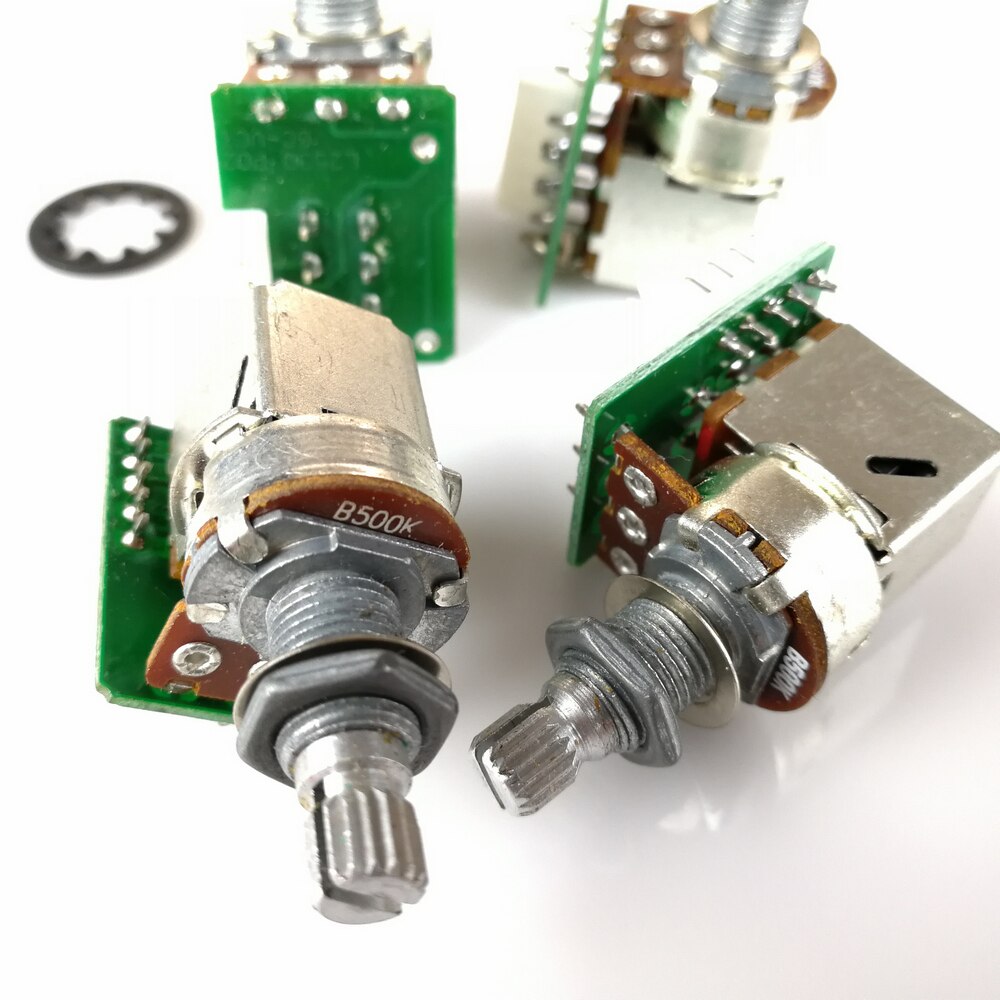 1 Piece B500K Push Pull Switch Potentiometer With Circuit Board For Epi lespaul standard Pro POT MADE IN KOREA