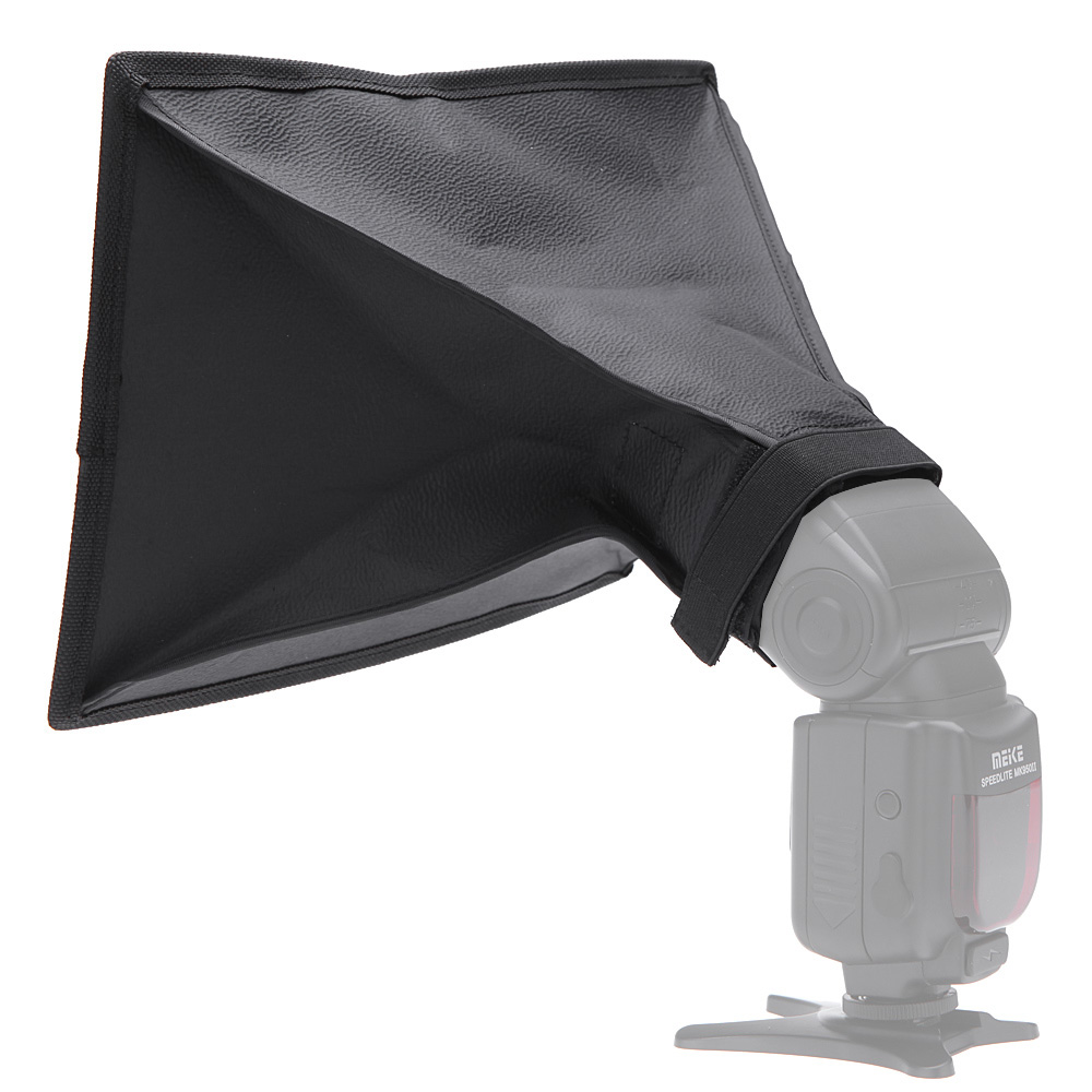 Andoer 20*30 cm/7.9 * 11.8in draagbare fotografie flash diffuser mini softbox kit voor dslr speedlite flash