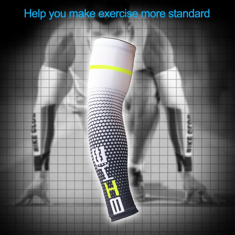 2Pcs Sport Cycling Running Bicycle UV Sun Protection Cuff Cover Protective Arm Sleeve Bike Arm Warmers Sleeves