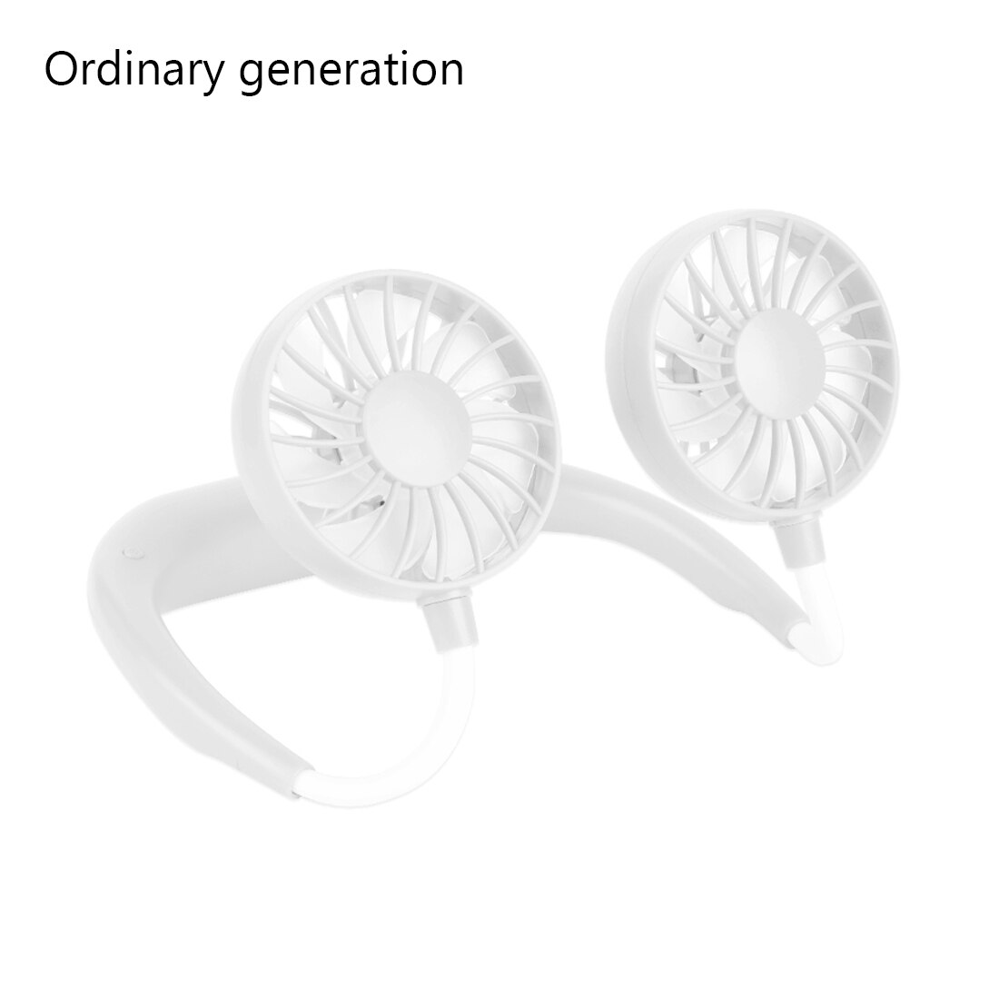 Portable USB Mini Fan Neck Fan Rechargeable Small Portable Sports Fan light Usb Desk Hand Air Conditioner cooler for Traveling ,: 1