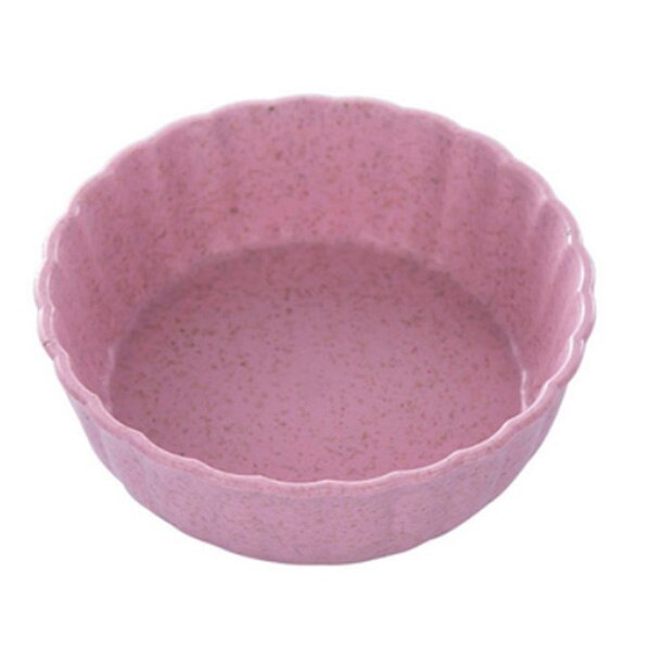 Homies-vaisselle de cuisine polyvalente en forme de feuille, petites soucoupes assaisonnées bol blé paille plat vaisselle japonaise 1 pièce: Rouge