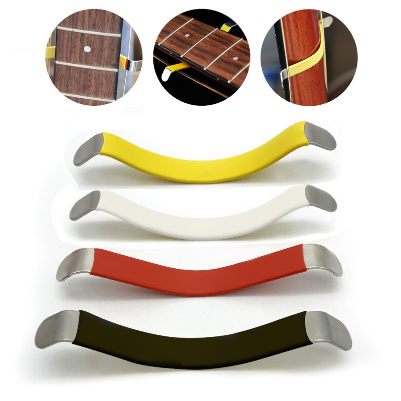 Esparcidores de cuerdas de guitarra, Kit de herramientas de cuidado Luthier para limpiar diapasón, instrumentos musicales, separador de bajo y guitarra, 2 uds.