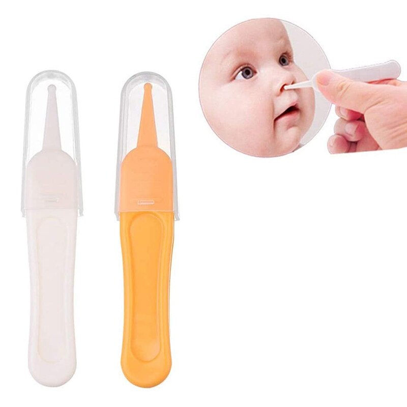 1Pcs Baby Neus Pincet, Veiligheid Ronde-Head Neus Schoon Clip, Pasgeboren Baby 'S Oren Neus Schoon Tool