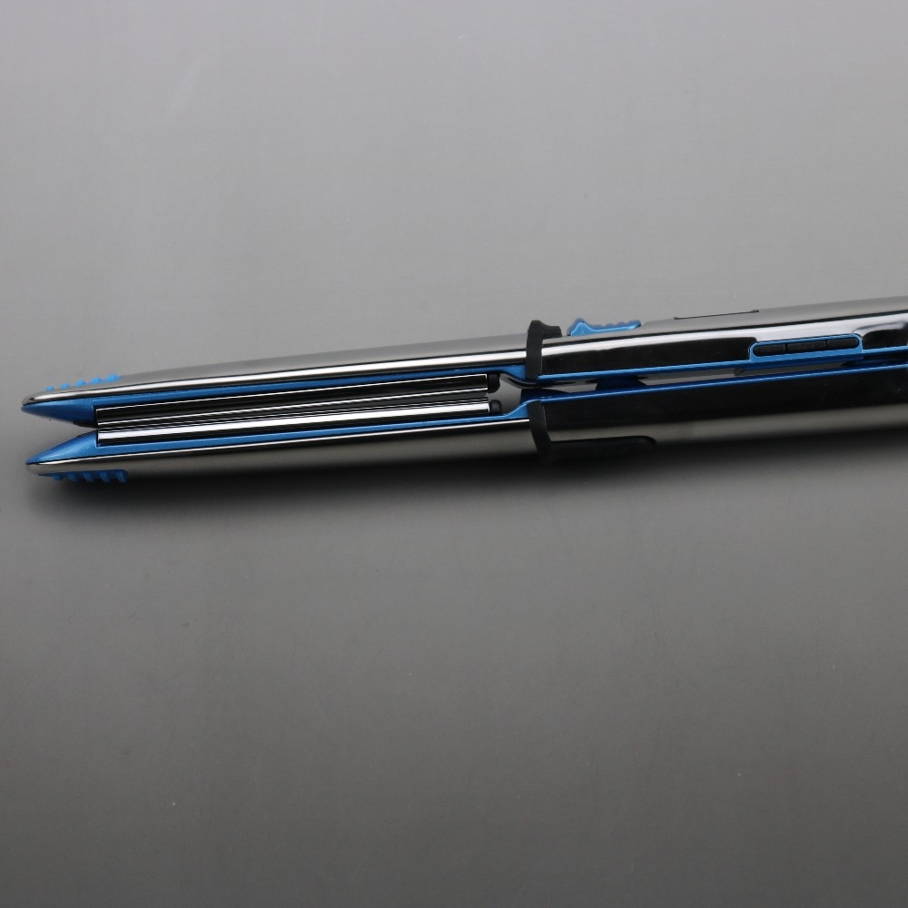 Plancha de pelo de titanio plano 750F de Max, plancha de pelo , plancha de alisado eléctrica rápida de 1 1/4 ", herramienta de estilismo de salón