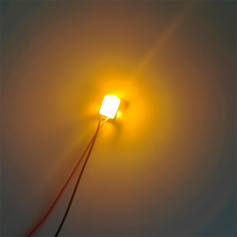 Orange Light 4pcs/set Car Interior Light signal Lights LED Door Handle mini Ambient Backlight Decorative Atmosphere
