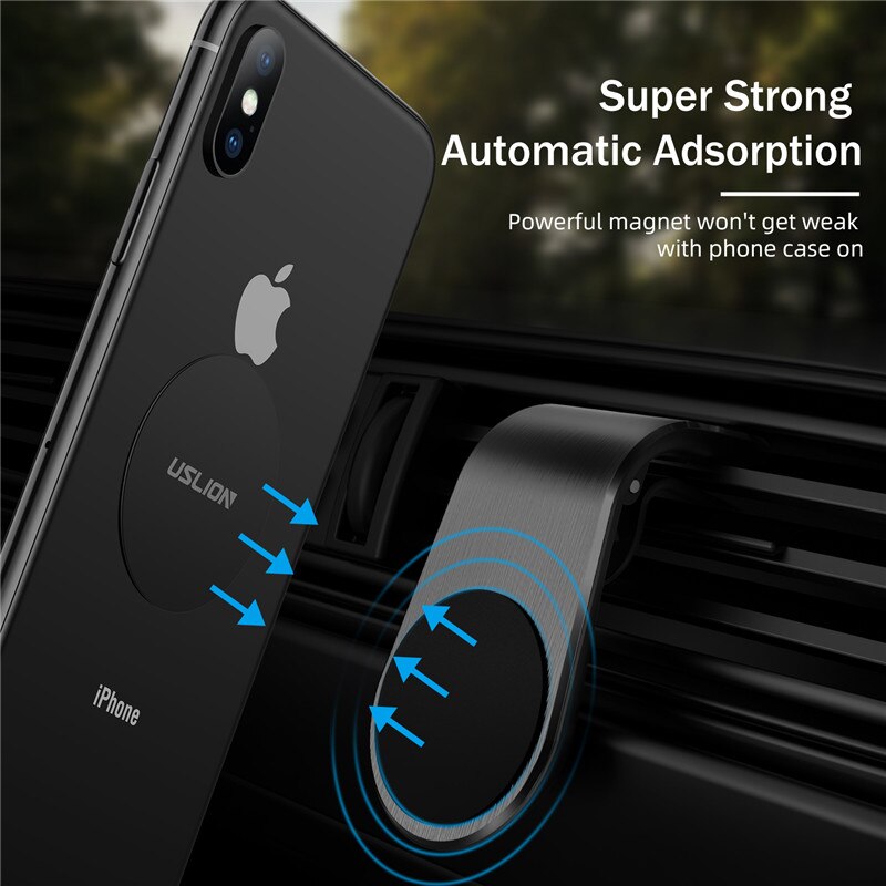 USLION Car Phone Holder Metal Plate Disk Magnet Mobile Phone Holder Metal Plate Iron Sheets Magnetic Car Phone Stand Holders