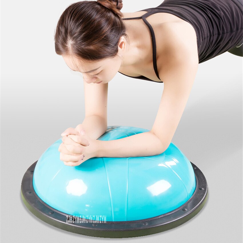 Yoga Balance Ball Half Fitness Bosu Ball Explosion-Proof Halfsphere Semisphere Fitball Rehabilitation Massage Wave Speed Ball
