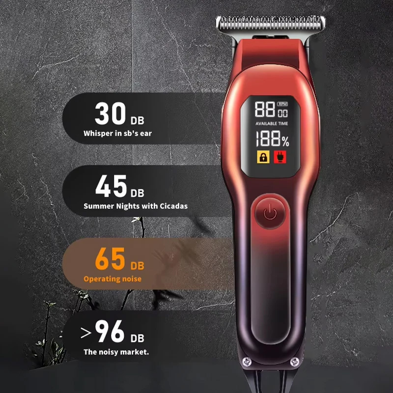 Hair Beard Trimmer for Men T Liners Clippers Mens Cordless Barber Clippers Zero Gapped Grooming Hair Cutting Kit
