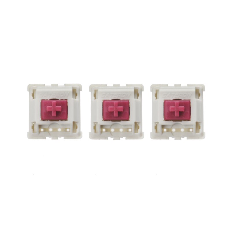 10Pcs Merlot Gateron Schakelaar 5Pin Gateron 60G Tactile Paars Schakelaars Voor Gaming Mechanische Toetsenbord