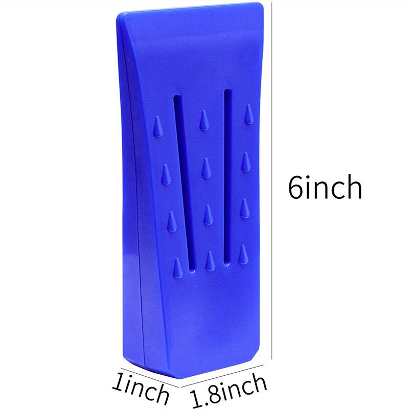 Tree Felling Wedges 6Inch Felling Wedge Felling Chainsaw Auxiliary Tool Tree Cutting Wedge Spiked Logging Tool for Chainsaw: Blue