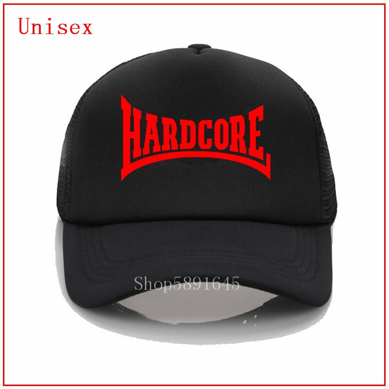 Moda personalizado 100% algodão 2020 hardcore res boné de beisebol legal pai chapéu hip hop snapback bonés chapéus para mulher: black / Adult