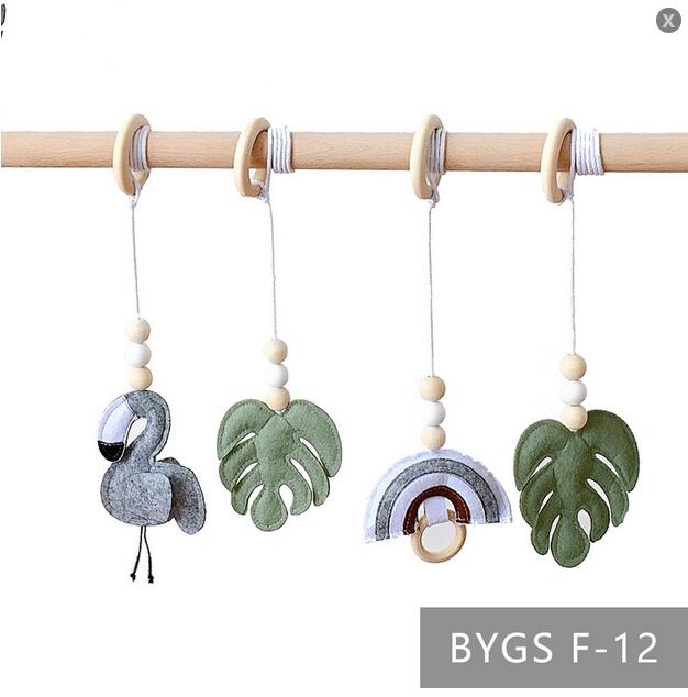 New Arrival dziecko drewniane aktywność siłownia zagraj w przedszkole Sensory Ring-Pull zabawka Fitness rama wystrój pokoju wieszak na ubrania zabawki dla dzieci: 12