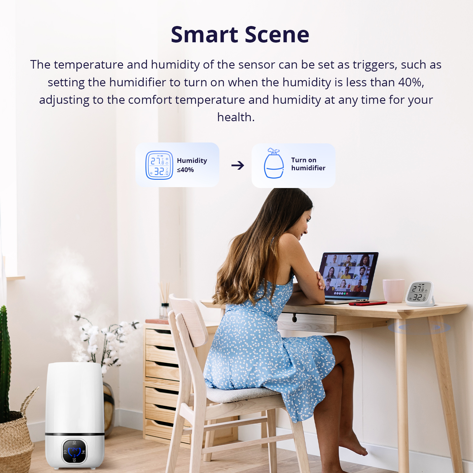 Sonoff SNZB-02D ZigBee LCD Smart Temperatur Feuchtigkeit sensor kompatibel drahtlose Hygrometer Thermometer Alexa Google Home Alice