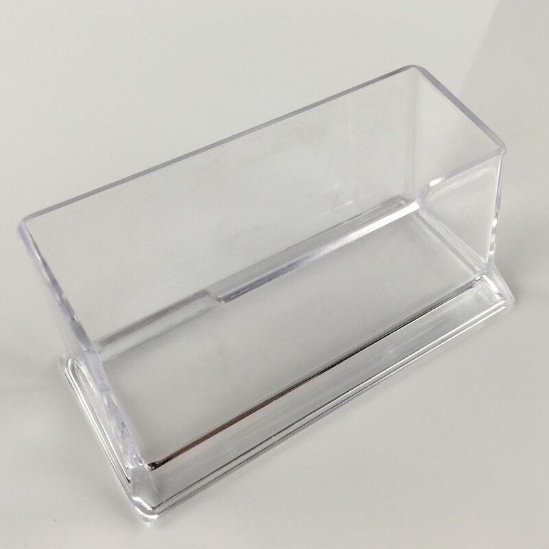 1pc transparante visitekaartjeshouders voor op het bureau, bureau organizer, displaystandaard, acryl kantoorbenodigdheden, bureauaccessoires