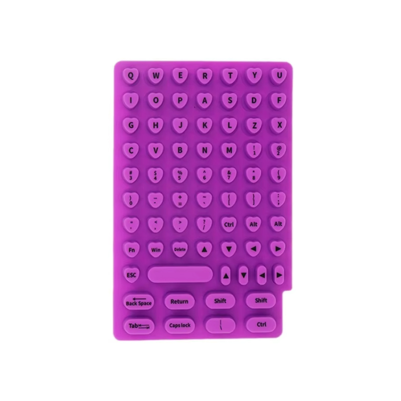Raised Adhesive Keyboard Stickers for Long Nails Universal Nail Art Keyboard Bubbles Self-for Long Nails Silicone Typing Keycaps: Beige