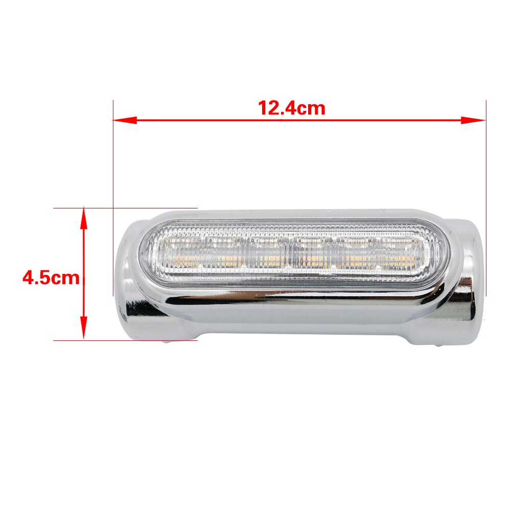 Moto autoroute Crash Bar lumière Switchback conduite lumière 12 LED pour Harley Touring modèles