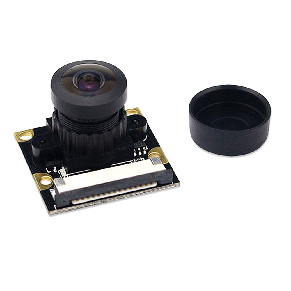 Modulo Fotocamera Raspberry Pi - Obiettivo Fisheye 5MP - 160 Gradi FOV - OV5647 - per Pi 2/3/4