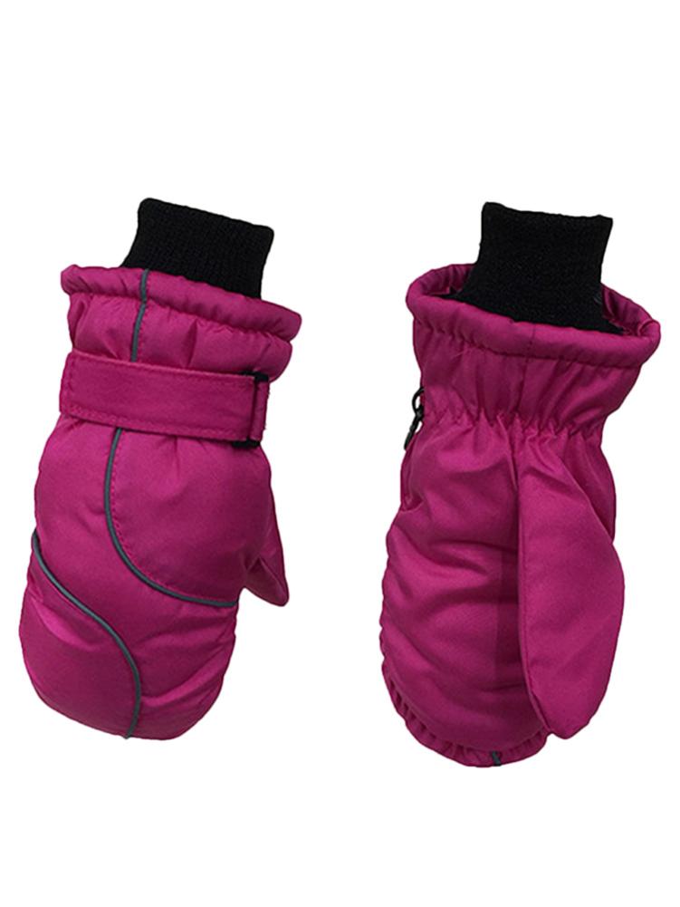 Children's Gloves Thicken Ski Gloves Windproof And Waterproof Warm Gloves For Children Thicken Keep Warm Winter Must