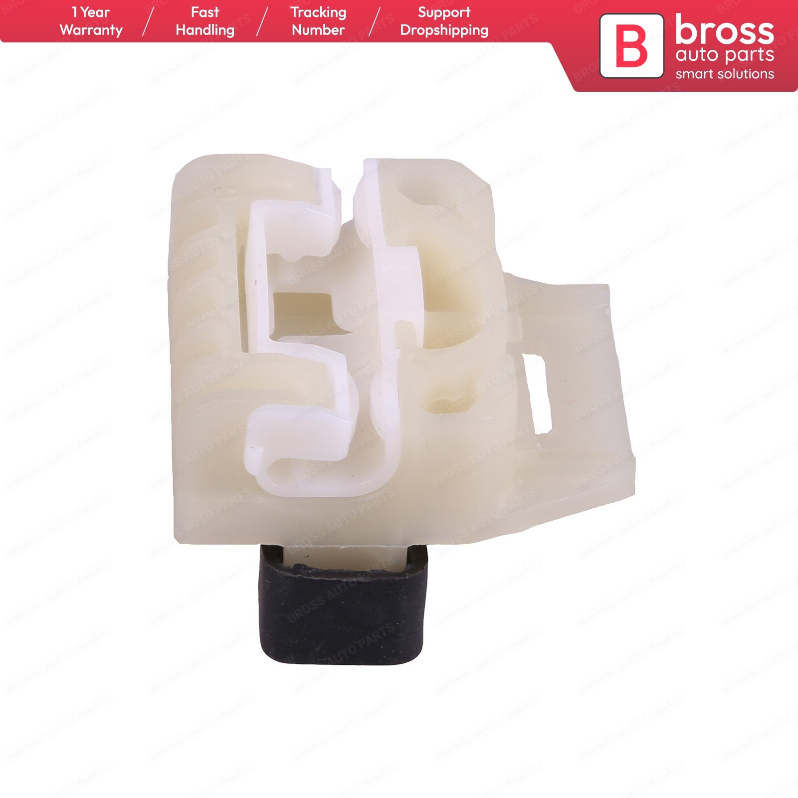 BWR525 Window Regulator Clip, Front Left Door for Beetle 3/5 Door 97-10; Ibiza 99-08; leon 99 -06; Toledo 98-04; Fabia 99-07