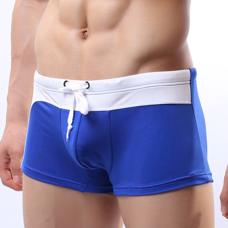 Fonoun Male Swiming Trunks Comfortable FT02: Blue / L