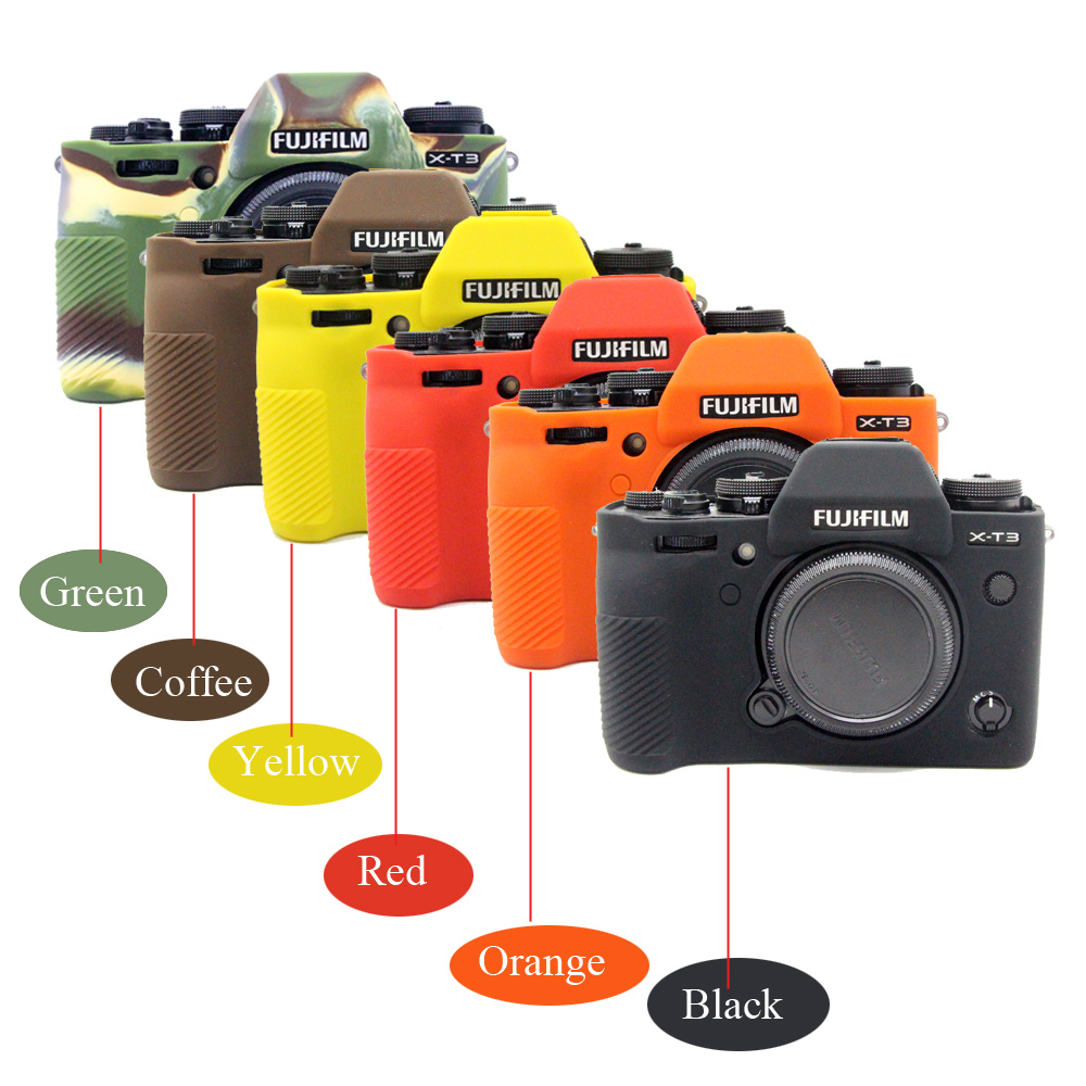 Funda de silicona suave para cámara de vídeo, cubierta protectora para Fujifilm XT3 XT4 FUJI X-T3 X-T4, bonita