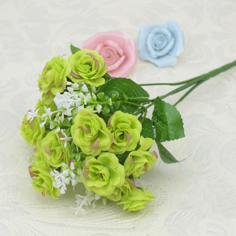 LIBERGA 10 Pcs 10Cm Kunstmatige Bloemhoofden Bruiloft Woondecoratie Accessoires Doek Bloemhoofden Esthetische Faux Bloemen Decor Ambachten