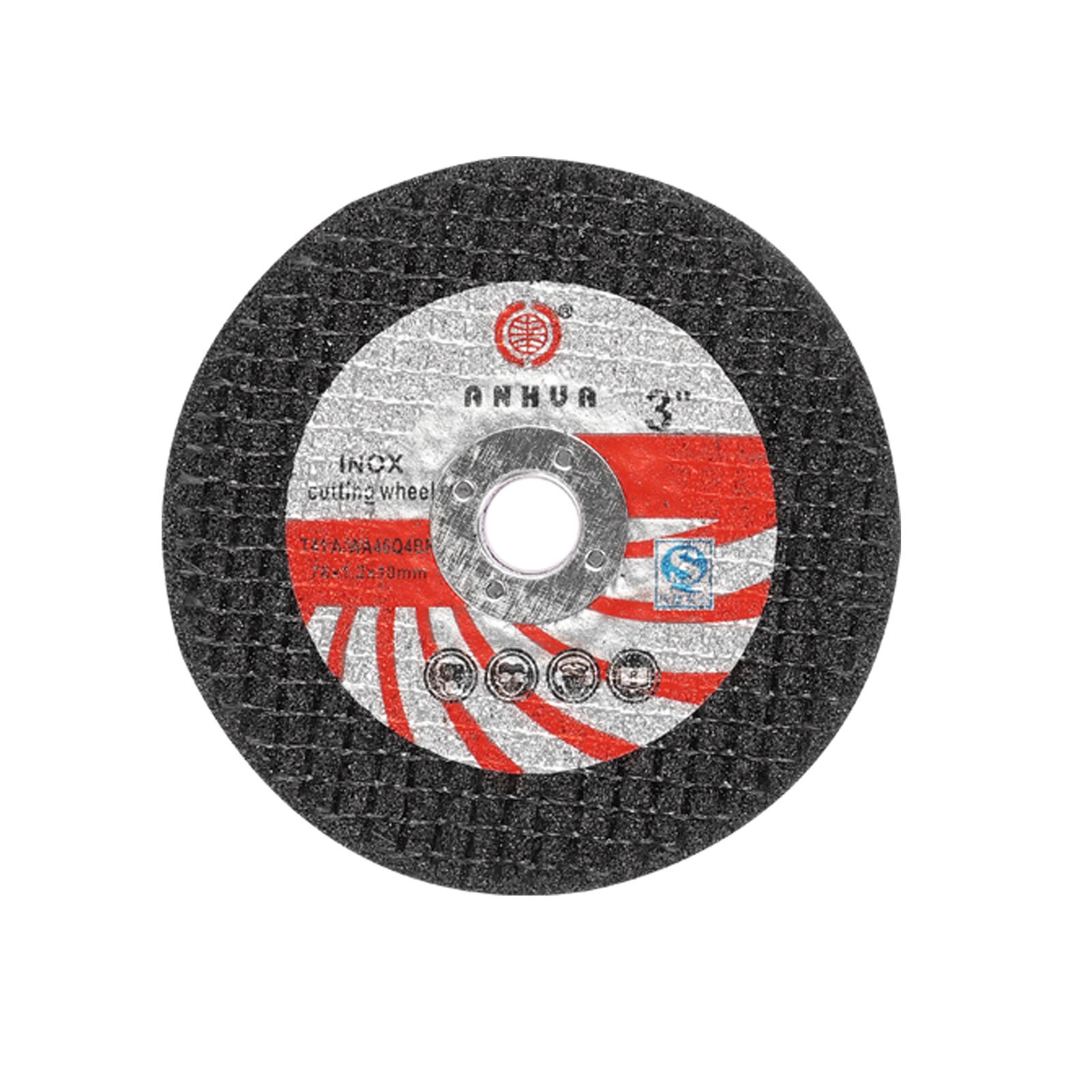 Discos de aleta plana para amoladora angular, 75mm, 10mm, disco de molienda de 80 granos, cuchillas de corte de madera: B