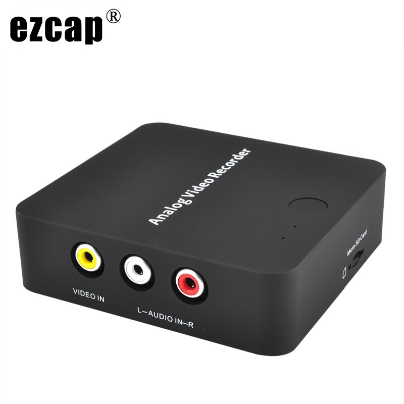 Analog AV Recorder Old Video Tape Camcorder VHS DVR DVD Game Player Hi8 Video Capture To Digital Format TF Card AV HDMI Loop-out