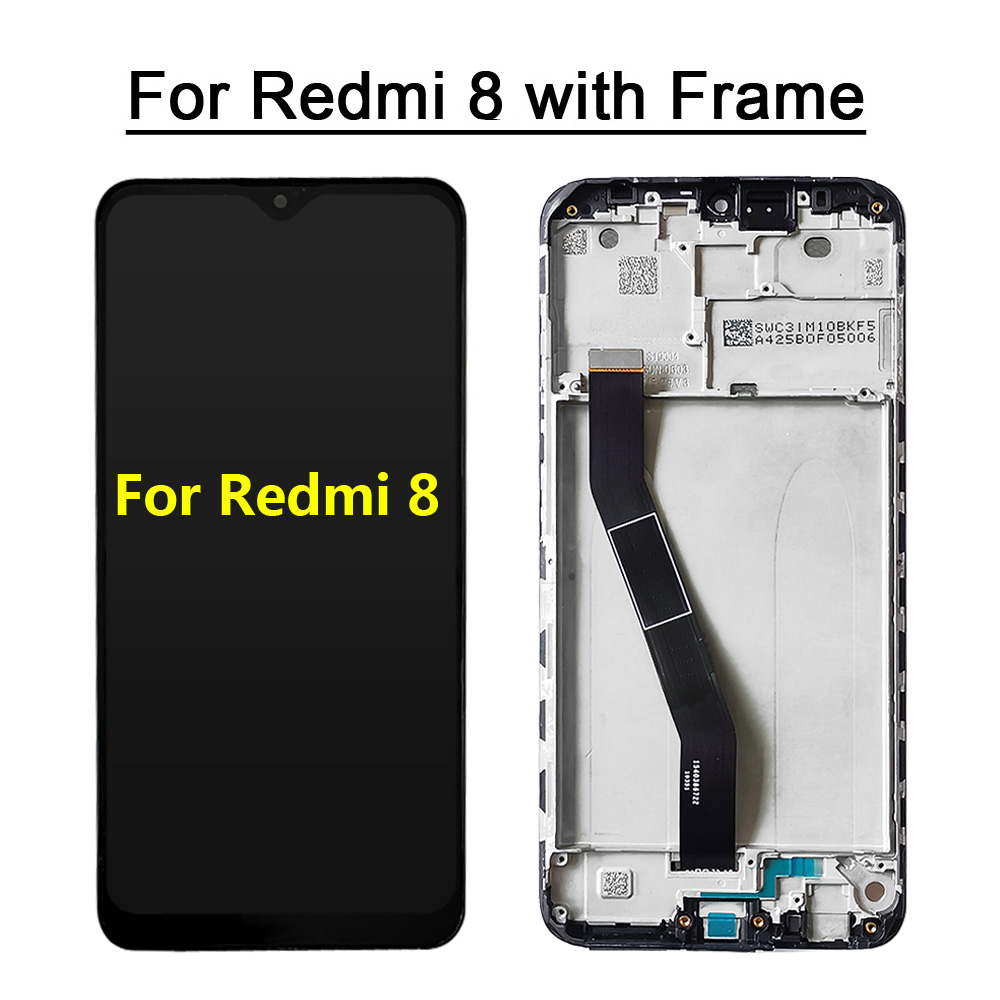 For Xiaomi Redmi 7 Redmi 7A Redmi 8 Redmi 8A LCD Display With Touch Screen Digitizer Sensor With Frame With Kits: NAVY
