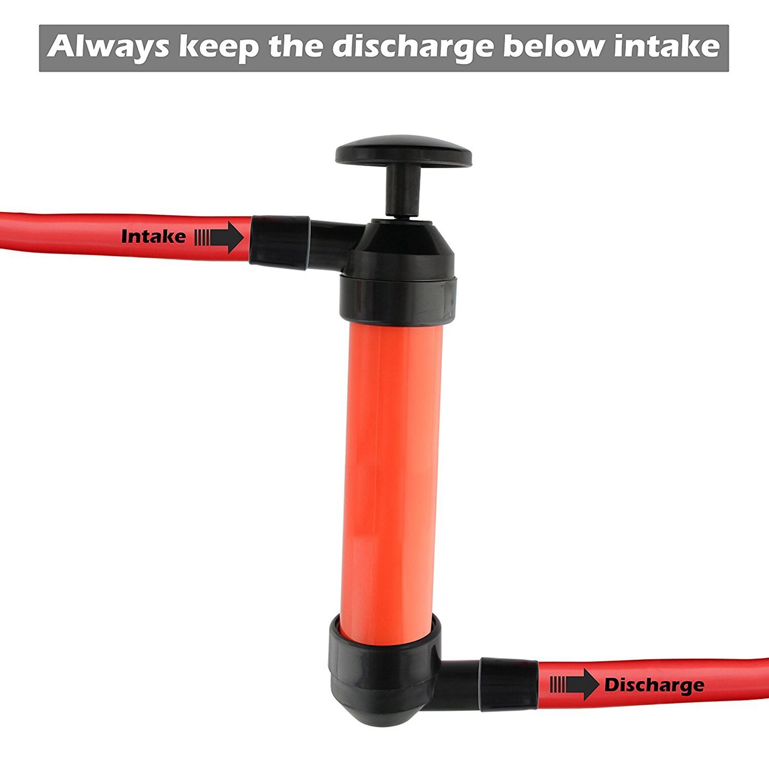 Multi-Purpose Siphon Transfer Pump Kit with Dipstick Tube | Fluid Fuel Extractor Suction Tool for Oil Gasoline