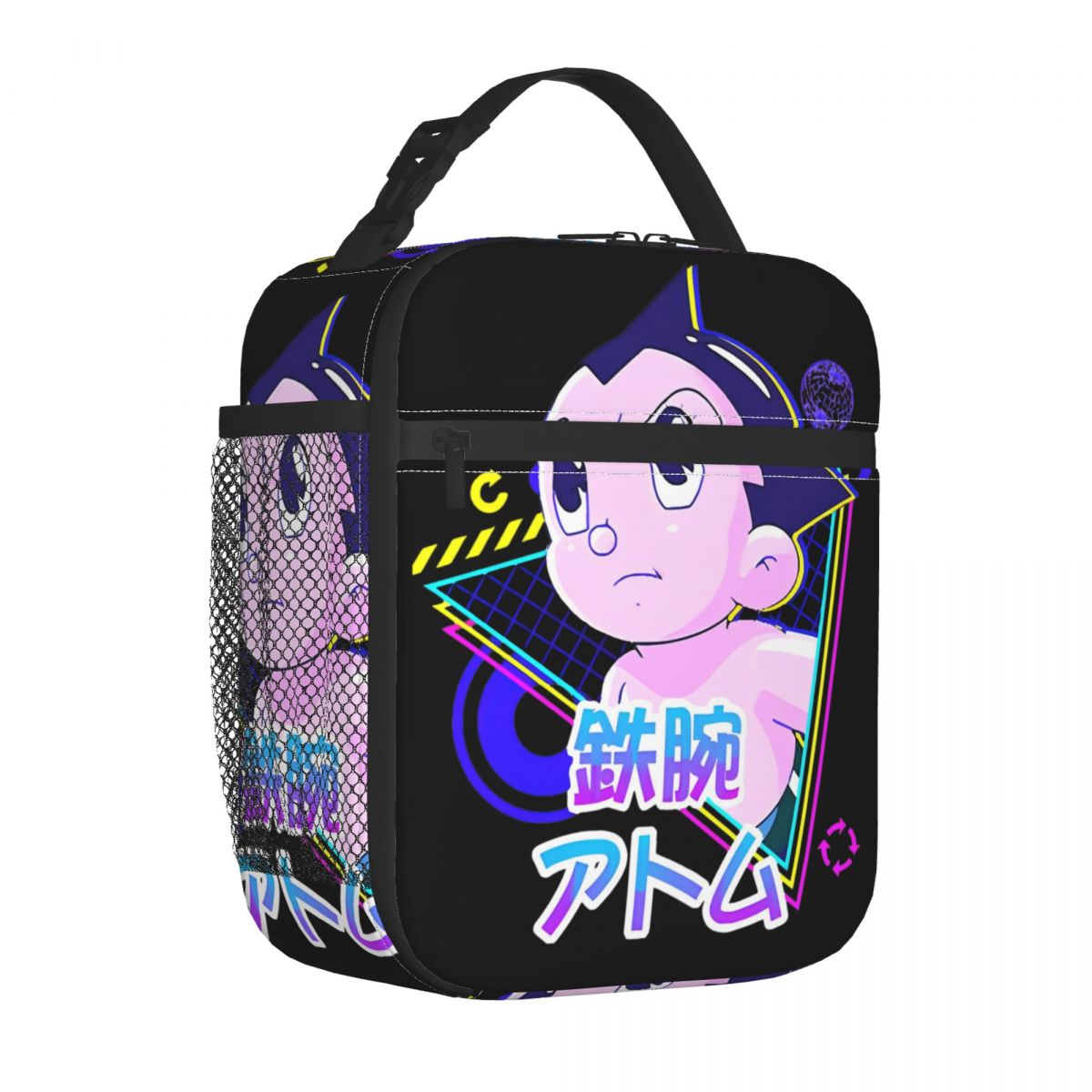 The Mighty Atom Astro Boy Astroboy Insulated Lunch Bag Cooler Bag Reusable Lunch Container Portable Tote Lunch Box Office Travel: Brown